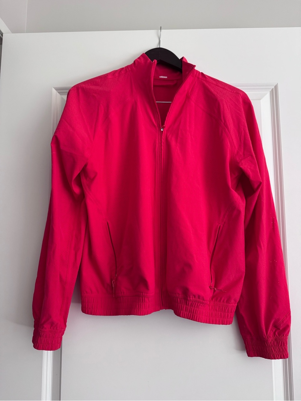 lululemon athletica Bright Coral Full-Zip Track Jacket